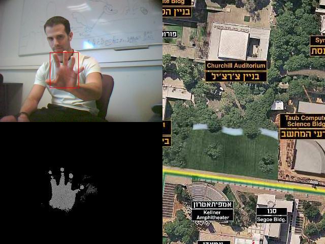 Scrolling a map